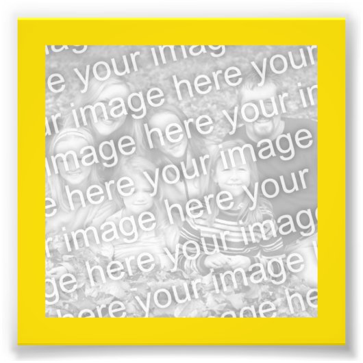 Impression Photo Image or jaune vif (Devant)