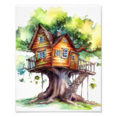 Impression Photo Imaginaire Fairy tree house (Devant)
