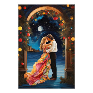 Impression Photo *~* Imaginaire Lune Romantique AP51 Arc