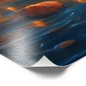 Impression Photo *~* Imaginaire Romance AP51 Couple Moon (Coin)