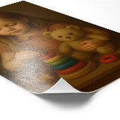 Impression Photo “Impression d'art de portrait d'enfant classique” (Coin)