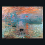Impression Photo Impression, lever du soleil | CLAUDE MONET |<br><div class="desc">Impression générale,  Sunrise est un tableau de 1872 Claude Monet.</div>