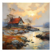 Impression Photo Impressionnisme de la côte nordique (Devant)