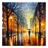 Impression Photo Impressionnisme de Rainy City (Devant)