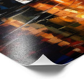 Impression Photo Impressionnisme de Rainy City (Coin)