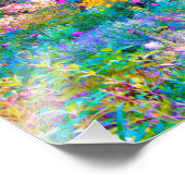 Impression Photo Impressionniste Jardin Coloré Fleurs Paysages (Coin)