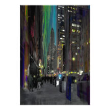 IMPRIMANTE ART DE LA RUE DE LA VILLE