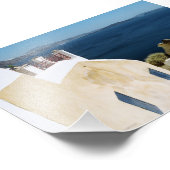 Impression Photo imprimé de santorini de l'île grecque (Coin)