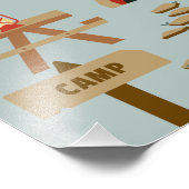 Impression Photo Imprimer Camping Adventure (Coin)