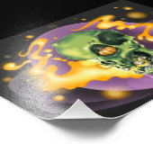 Impression Photo Imprimer Citrouille crâne (Coin)