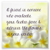 Impression Photo Imprimer le devis de l'ami (Devant)