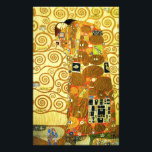 Impression Photo Imprimer l'exécution de Gustav Klimt<br><div class="desc">Impression d'exécution de Gustav Klimt. Frise de 1909. Complété pendant la phase d’or de Klimt, Fulfillment est composé d’un couple d’embrassades se tenant sous une courtepointe à motifs multiples avec spirales, yeux, oiseaux, poissons et autres formes. L’arrière - plan de l’oeuvre présente les mêmes spirales de bronze qui orneraient le...</div>