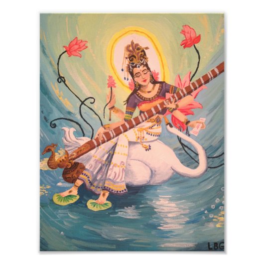 Impression Photo Imprimer Saraswati (Devant)