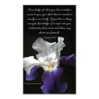 Iris Fleurs Violet Autocollants De Voiture Pour Ordinateur