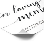 Impression Photo In Love Memory Sign Choisissez votre taille Mood S (Coin)