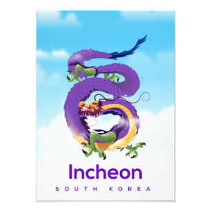 Impression Photo Incheon Corée du Sud Dragon