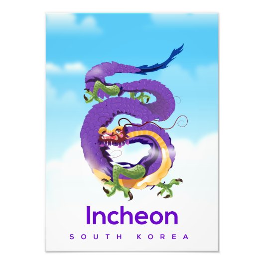 Impression Photo Incheon Corée du Sud Dragon (Devant)