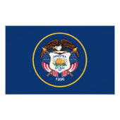 Impression Photo Indicateur de l'État de l'Utah (Devant)