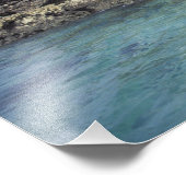 Impression Photo Indonésie. Formations rocheuses le long du rivage (Coin)