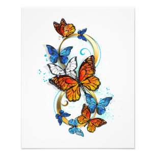 Impression Photo Infini de papillons monarques