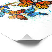 Impression Photo Infini de papillons monarques (Coin)