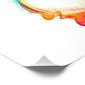 Impression Photo Infinity avec Rainbow Jellyfish (Coin)