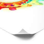 Impression Photo Infinity avec Rainbow Jellyfish (Coin)