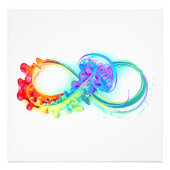 Impression Photo Infinity avec Rainbow Jellyfish (Devant)