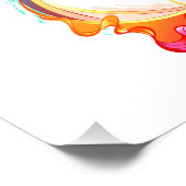 Impression Photo Infinity avec Rainbow Jellyfish (Coin)