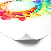 Impression Photo Infinity avec Rainbow Jellyfish (Coin)