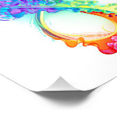 Impression Photo Infinity avec Rainbow Jellyfish (Coin)
