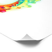 Impression Photo Infinity avec Rainbow Jellyfish (Coin)