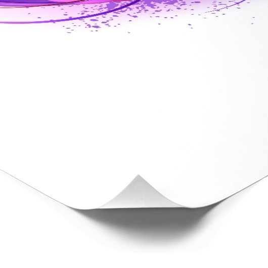 Impression Photo Infinity with purple feather (Coin)