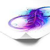 Impression Photo Infinity with purple feather (Coin)