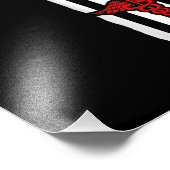 Impression Photo Infirmière correctionnelle USA Drapeau Infirmière  (Coin)