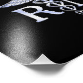Impression Photo Infirmière inscrite RN Silver Caduceus en noir (Coin)