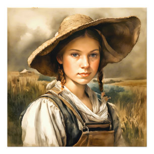 Impression Photo "Innocence dévoilée" Ferme "Johanna"