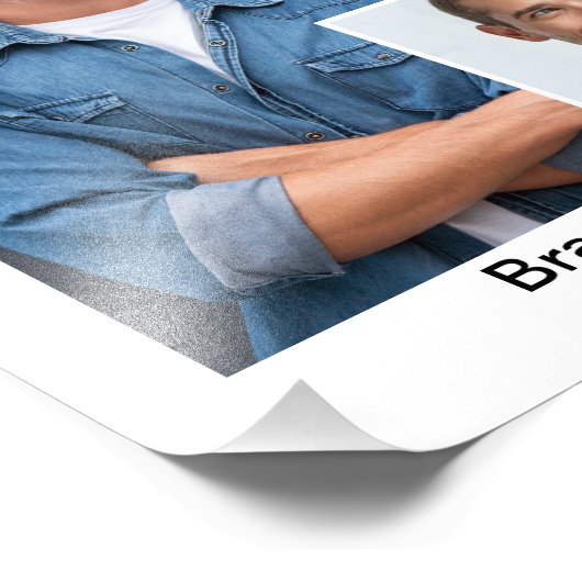 Impression Photo Insertion de bordure 8x10 Acteurs Capture d'écran (Coin)