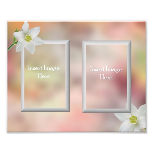 Impression Photo Insertion d'image 8 x 10 personnalisable (Devant)