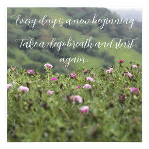 Impression Photo Inspiration de la nature Motivationnelle Personnal