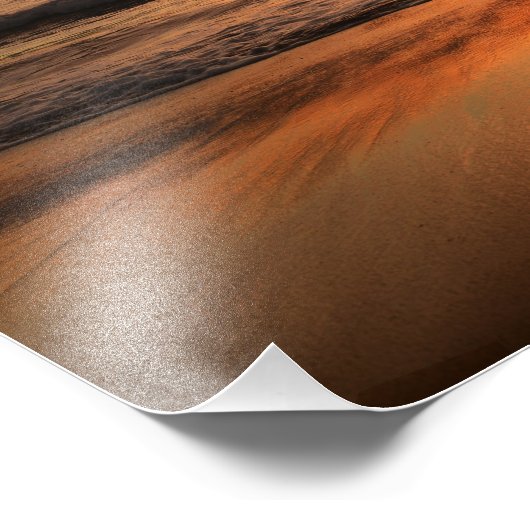 Impression Photo Inspiration du coucher du soleil (Coin)