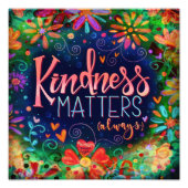 Impression Photo Inspiration Kindness Matters Salle de classe (Devant)
