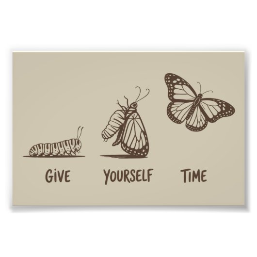 Impression Photo Inspiring Saying Gift Motivational Mental Health  (Devant)