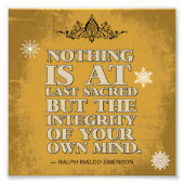 Impression Photo Intégrité de votre propre esprit (Devant)