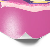 Impression Photo Introvertebrates rose escargot moyen art imprimer (Coin)