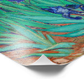 Impression Photo Iris (1889) de Vincent Van Gogh. (Coin)