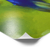 Impression Photo Iris bleu (Coin)