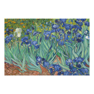 Impression Photo Iris, Peinture à l'huile florale, Vincent Van Gogh