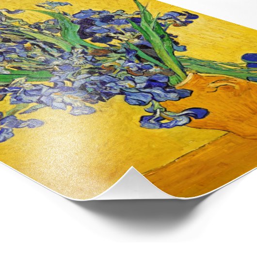 Impression Photo Irises par Van Gogh (Coin)