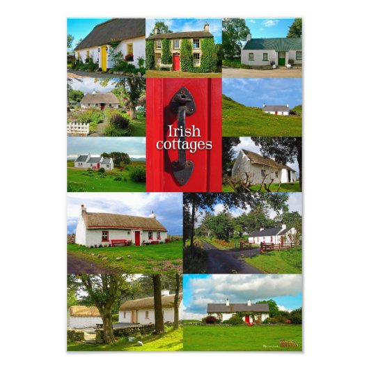 Impression Photo Irish cottages (Devant)
